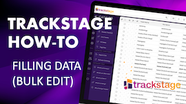 TrackStage's Filling Data tutorial thumbnail